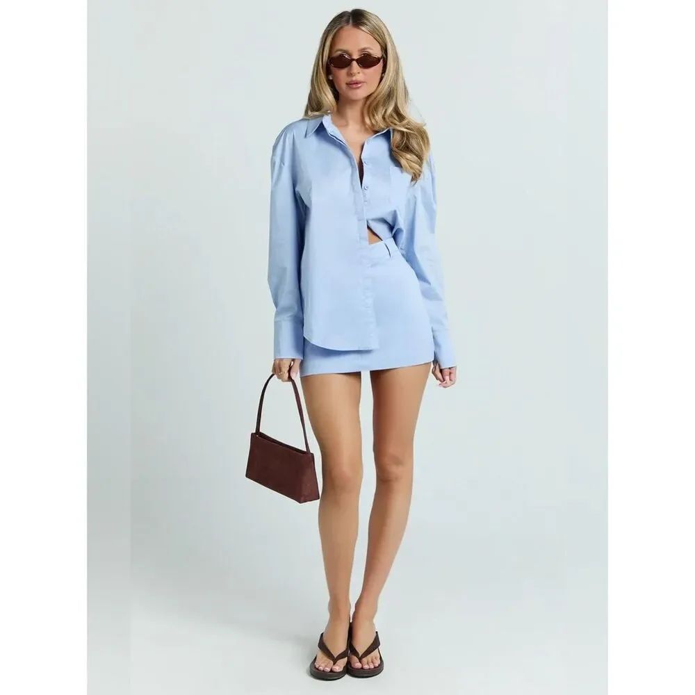 NWT Showpo Noemie Over Size Button Down Shirt